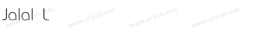 Jalal Light字体转换